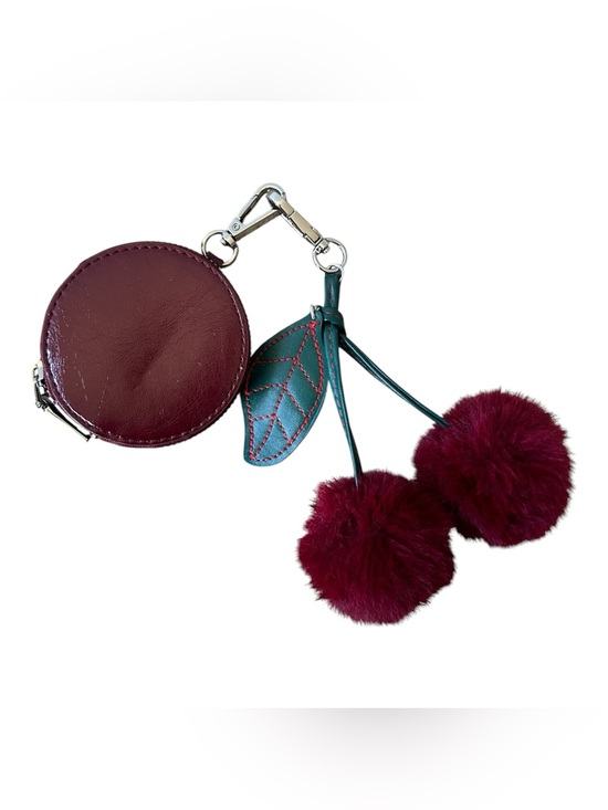 Source Unknown Accessories - Adorable like new Cherry Pom Pom Chain plus Circular Coin Purse